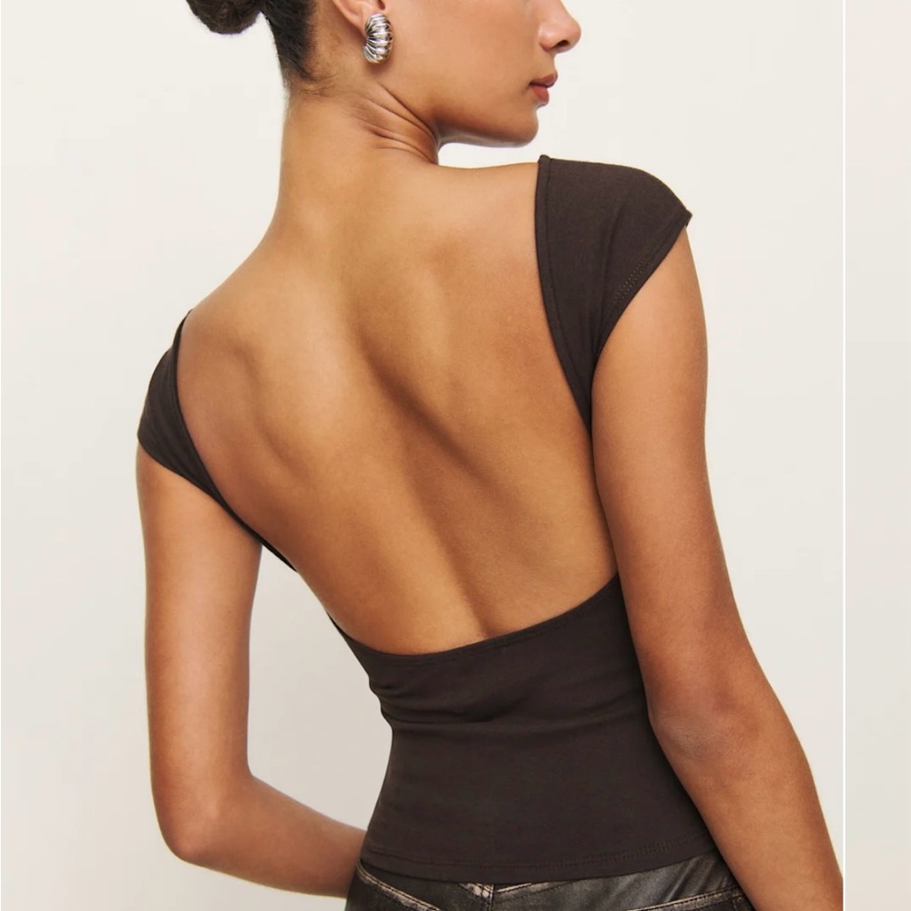 Reformation Darra Knit Top
